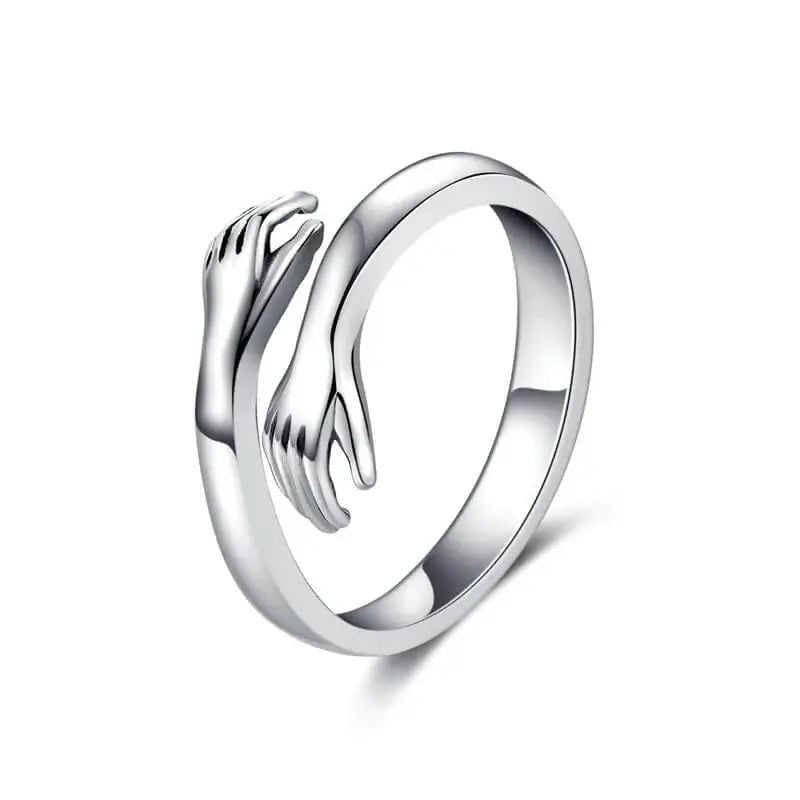 Hug Ring - Solid Silver