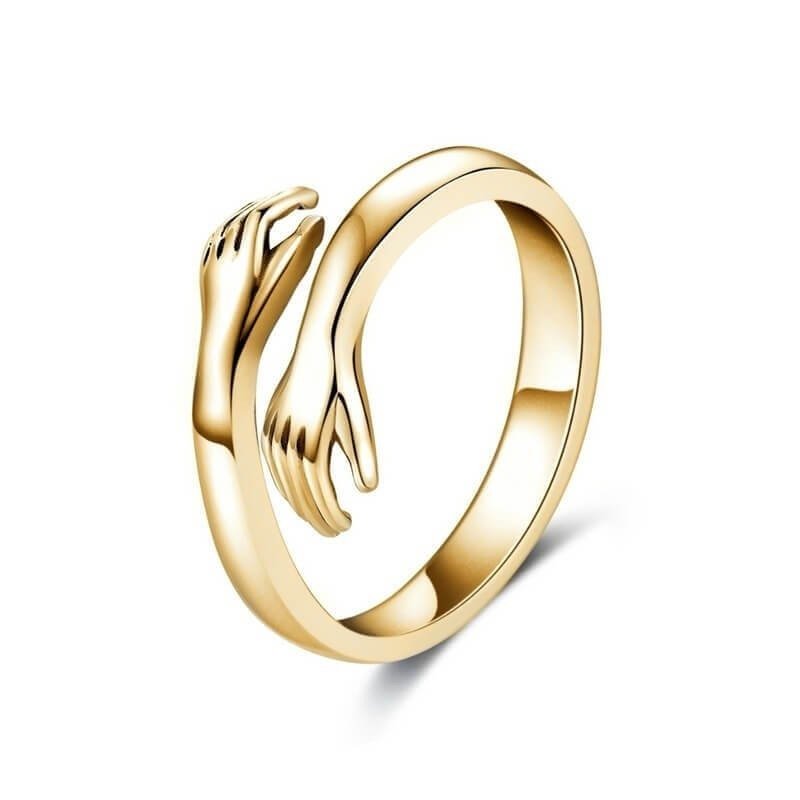Engraved Hug Ring