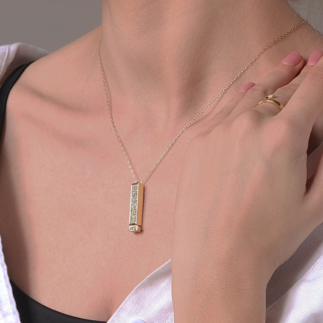 "I Love You" Necklace - Solid Silver