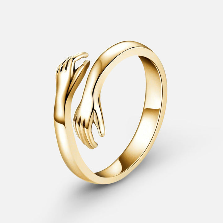 Engraved Hug Ring